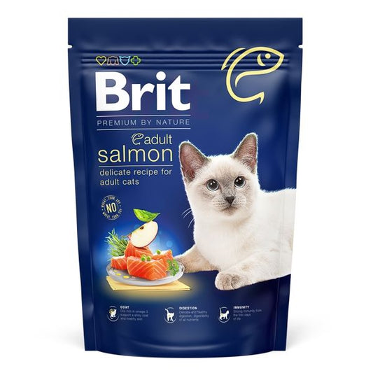 Brit Premium by Nature Cat Adult Salmon, 800 g