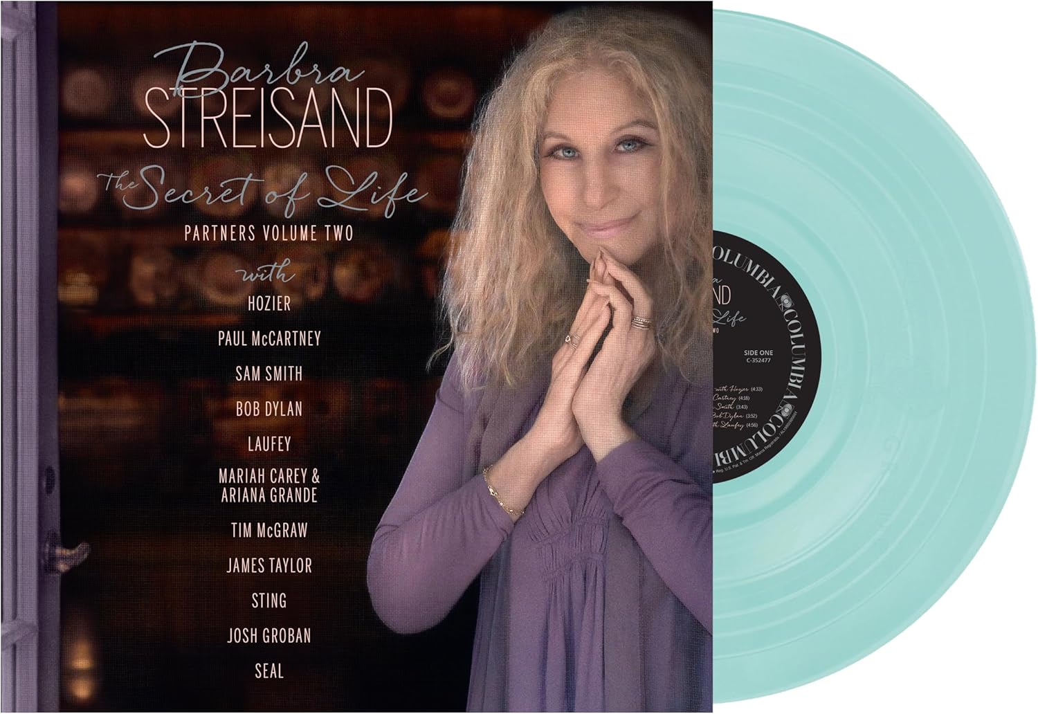 The Secret Of Life - Partners Volume Two (Aqua Vinyl)- Barbra Streisand