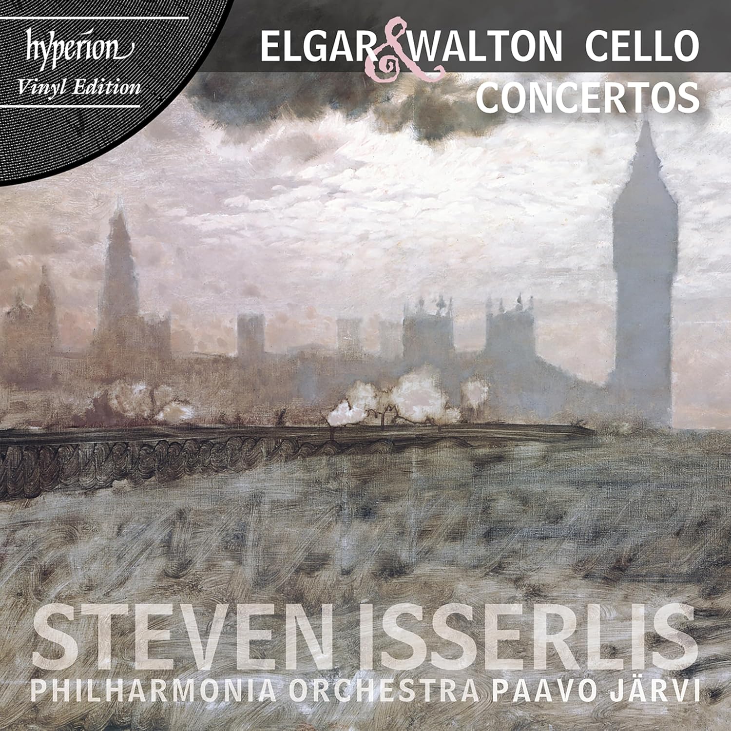 Elgar & Walton Cello Concertos - Vinyl- Paavo Jarvi, Philharmonia Orchestra, Steven Isserlis