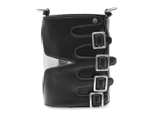 Geanta GRYXX neagra, BG003, din piele ecologica