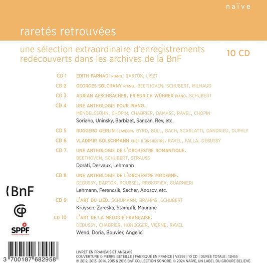 Les Collections sonores de la Bibliotheque National de France (10CDs Box Set)- Various Artists