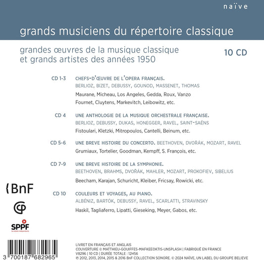Les Collections sonores de la Bibliotheque National de France Vol. 1 (10CDs Box Set)- Various Artists