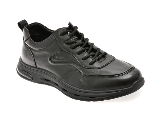 Pantofi sport EPICA negri, T8181, din piele naturala