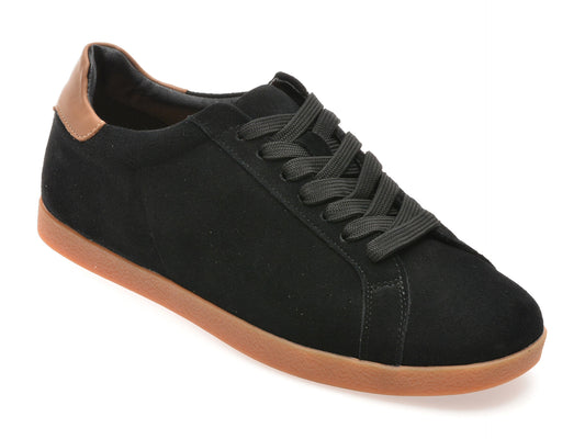 Pantofi sport GRYXX negri, 1355G11, din piele intoarsa