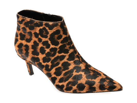 Botine elegante ALDO maro, KERALIN 967, din piele naturala