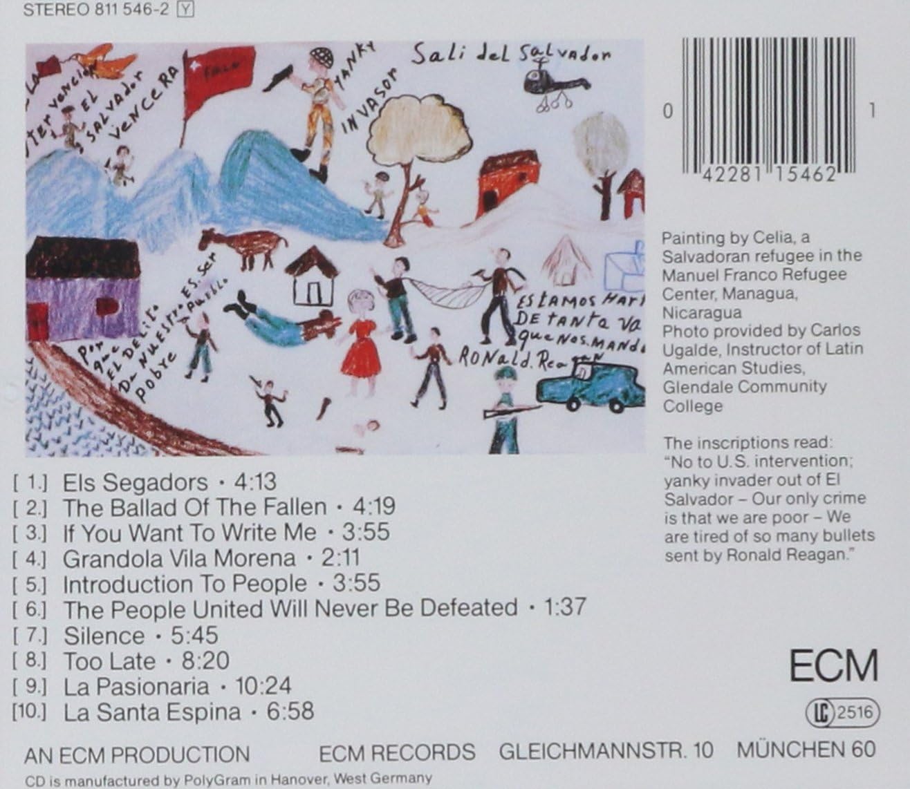 The Ballad Of The Fallen- Charlie Haden, Carla Bley, Don Cherry, Sharon Freeman, Mick Goodrick, Jack Jeffers