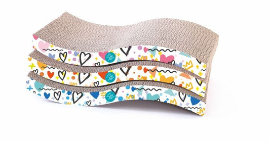 Leopet Sisal Carton Onda, 43x22x7 cm