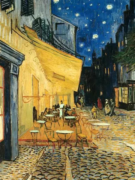 Puzzle - Van Gogh - Cafe Terrace at Night, 1000 piese- Ravensburger