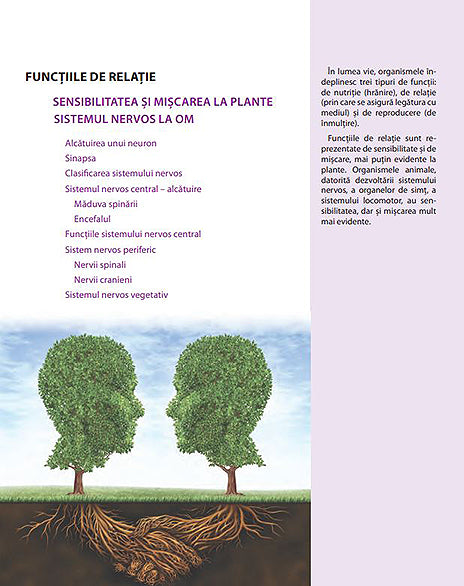 Atlas scolar de biologie. Functiile de relatie si de reproducere in lumea vie 