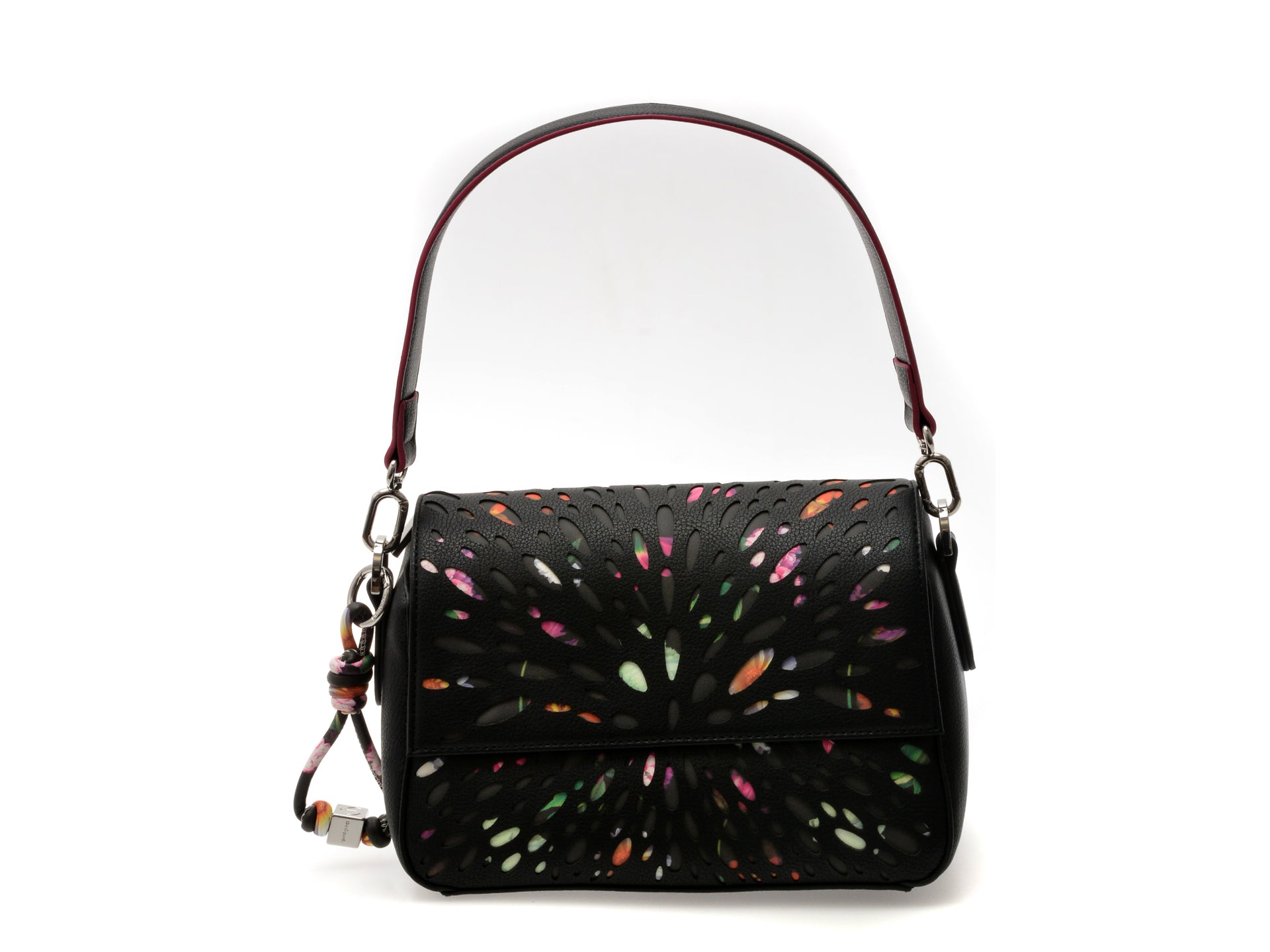 Geanta DESIGUAL neagra, SAXP90, din piele ecologica