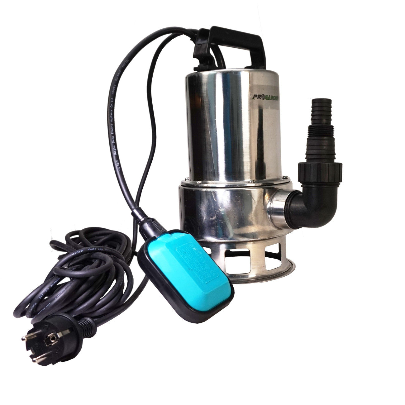 Pompa drenaj, 400W, apa murdara, 110L/min, 5m, plutitor, inox, ProGARDEN CSP400Dinox-1A