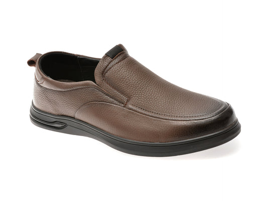 Mocasini GRYXX maro, S5007, din piele naturala
