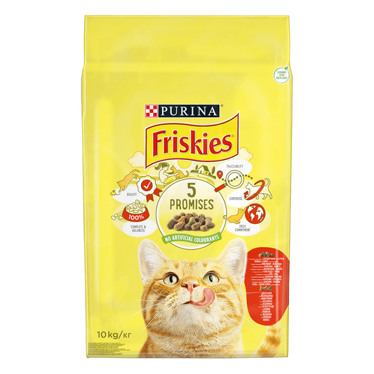 Friskies Adult Cu Vita, Pui Si Legume, 10 kg