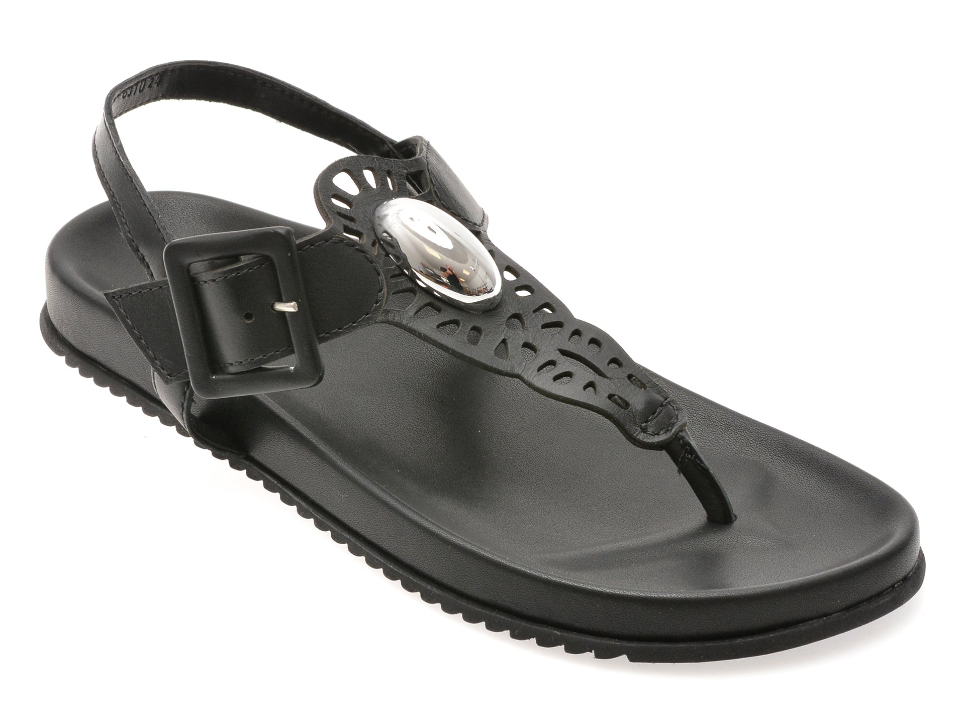 Sandale FLAVIA PASSINI negre, 364609, din piele naturala
