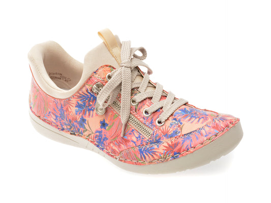 Pantofi sport RIEKER multicolor, 52567, din piele ecologica