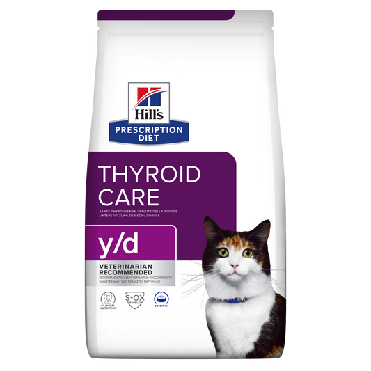 Hill's Prescription Diet Feline y/d Thyroid Care, 3 kg