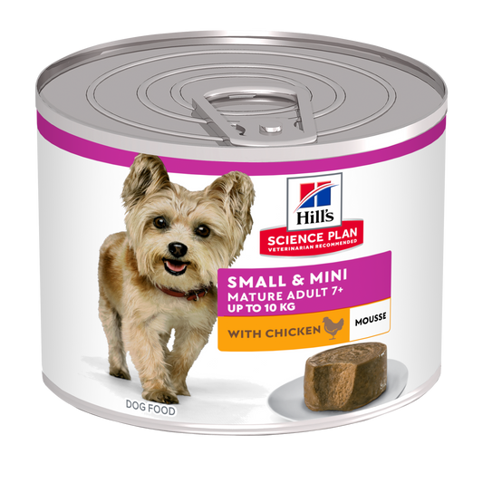 Hill's Science Plan Canine Mature Small & Mini Mousse Chicken, 200 g