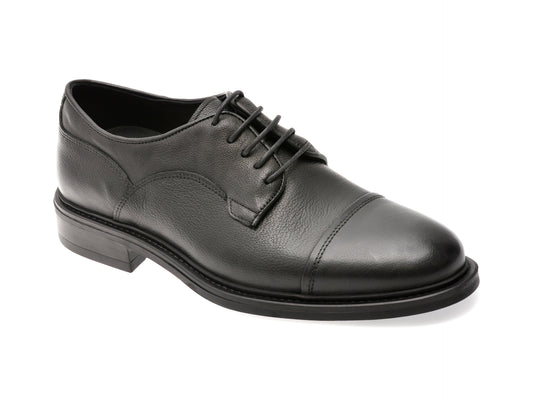Pantofi eleganti OTTER negri, 2388, din piele naturala