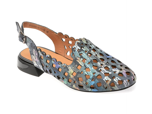 Pantofi FLAVIA PASSINI albastri, 1332G11, din piele intoarsa