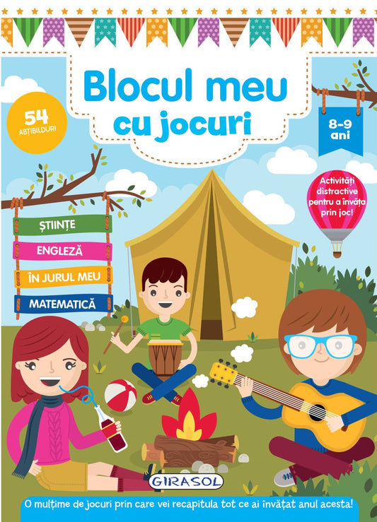 Blocul meu cu jocuri. 8-9 ani 