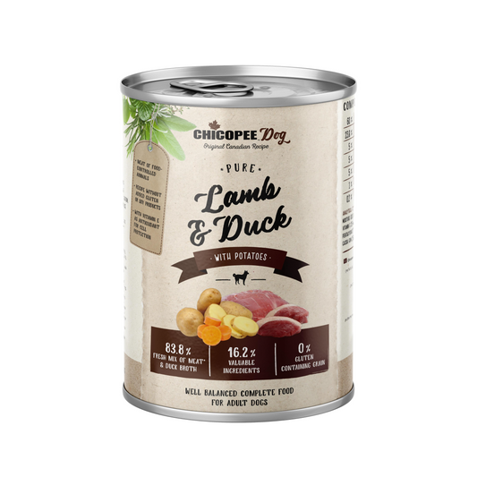 Hrana Umeda Caini, Chicopee Lamb & Duck, Adult, 400 g