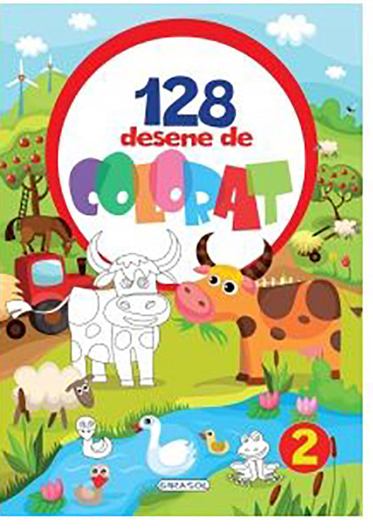 128 desene de colorat - Volumul II 