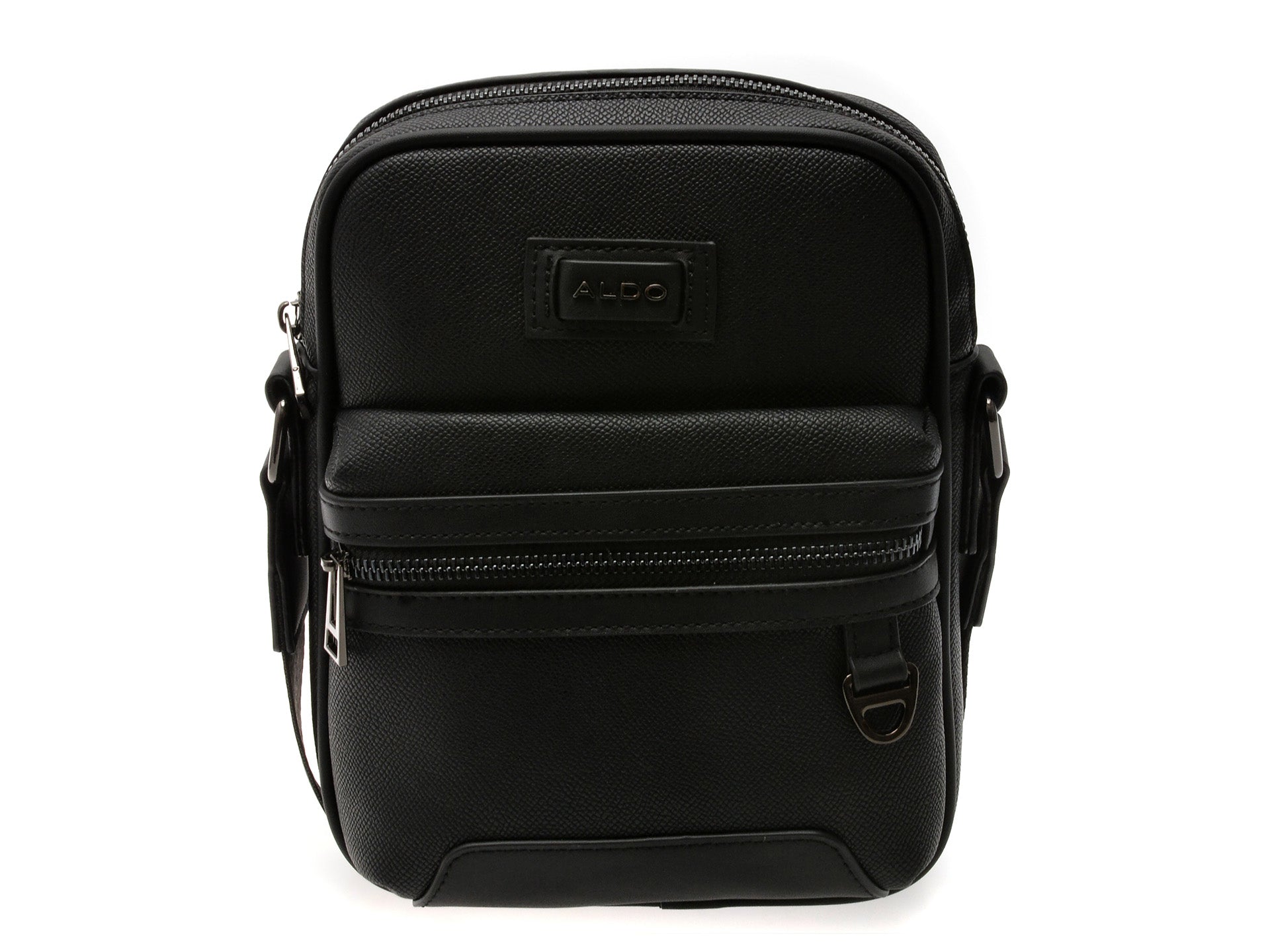 Geanta ALDO neagra, WEIZER 007, din piele ecologica
