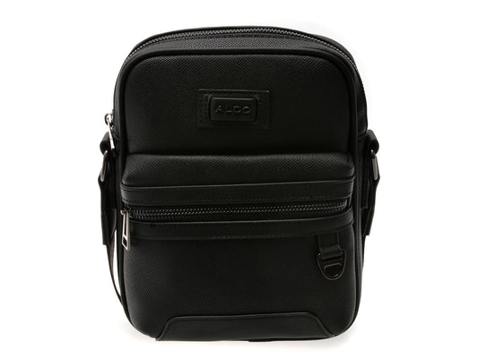 Geanta ALDO neagra, WEIZER 007, din piele ecologica