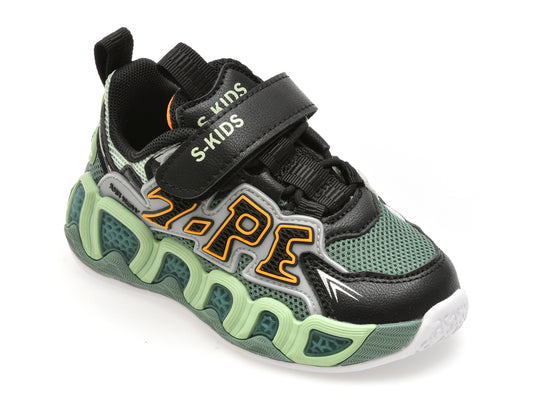 Pantofi sport SELECTION KIDS verzi, 1001, din material textil