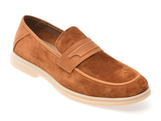 Mocasini GRYXX maro, 98217, din piele intoarsa