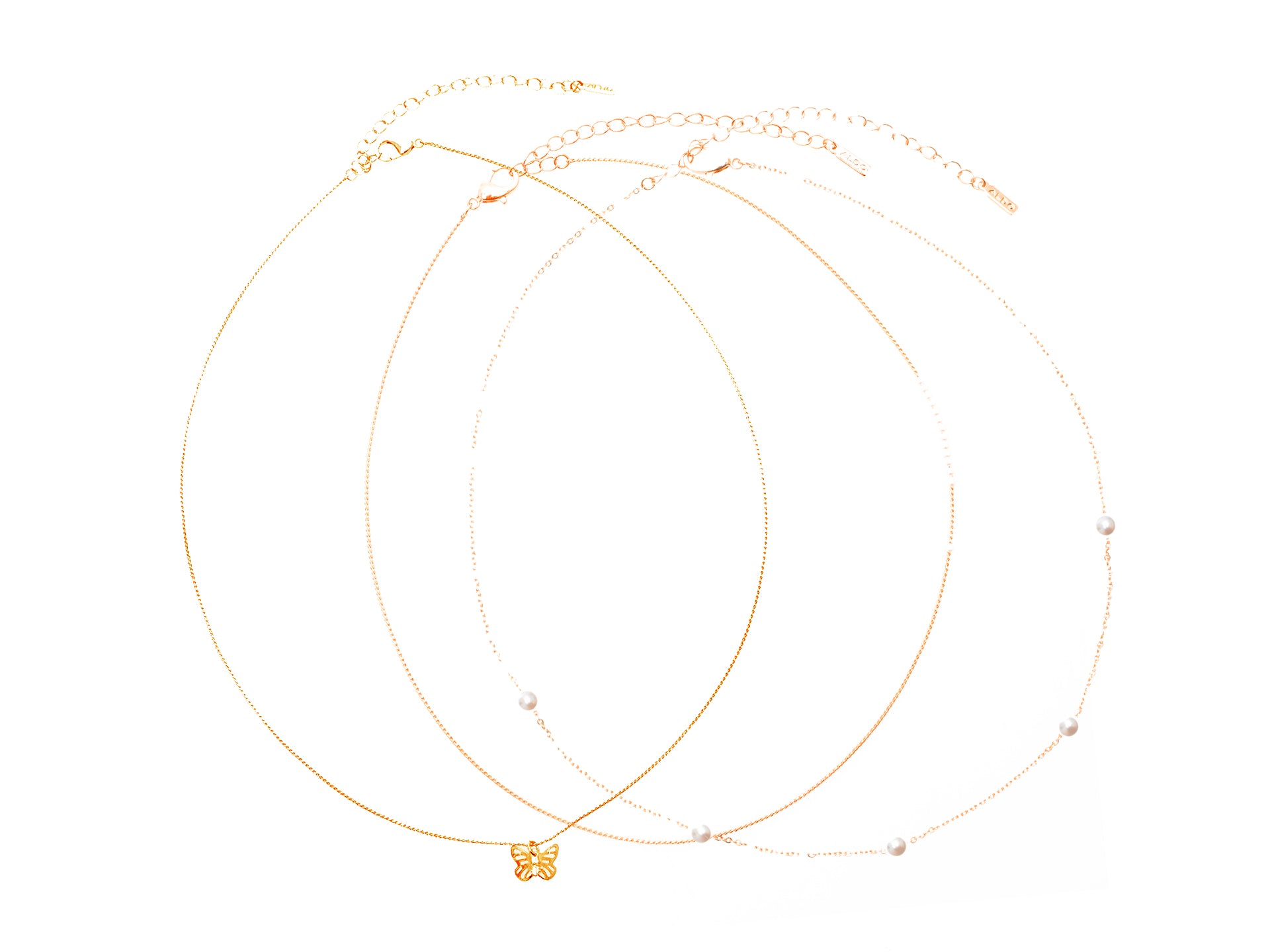 Colier ALDO auriu, ANN PEARL 102, din metal
