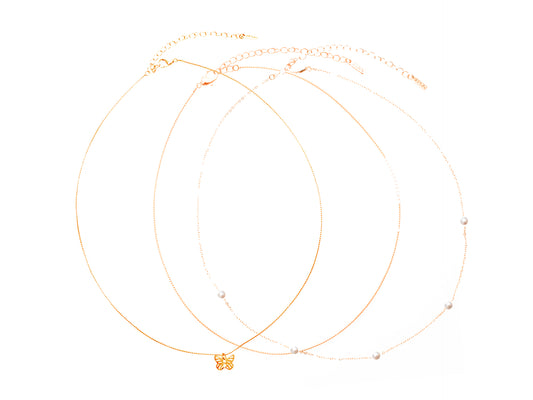 Colier ALDO auriu, ANN PEARL 102, din metal
