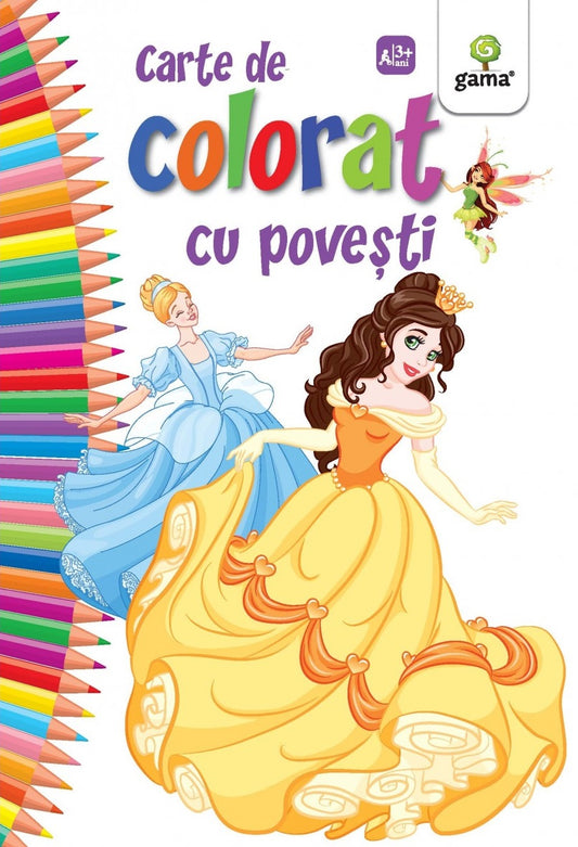 Carte de colorat cu povesti 