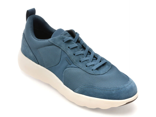Pantofi sport GEOX albastri, U55LFD, din material textil