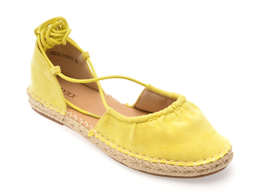 Pantofi GRYXX galbeni, 82916, din material textil