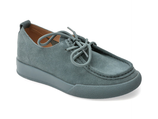 Mocasini GRYXX albastri, 1182, din piele intoarsa