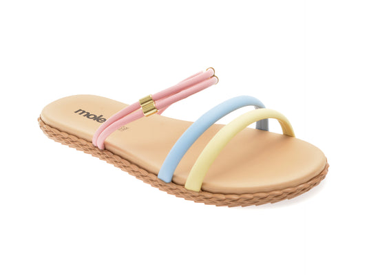 Papuci MOLECA multicolor, 5452130, din piele ecologica