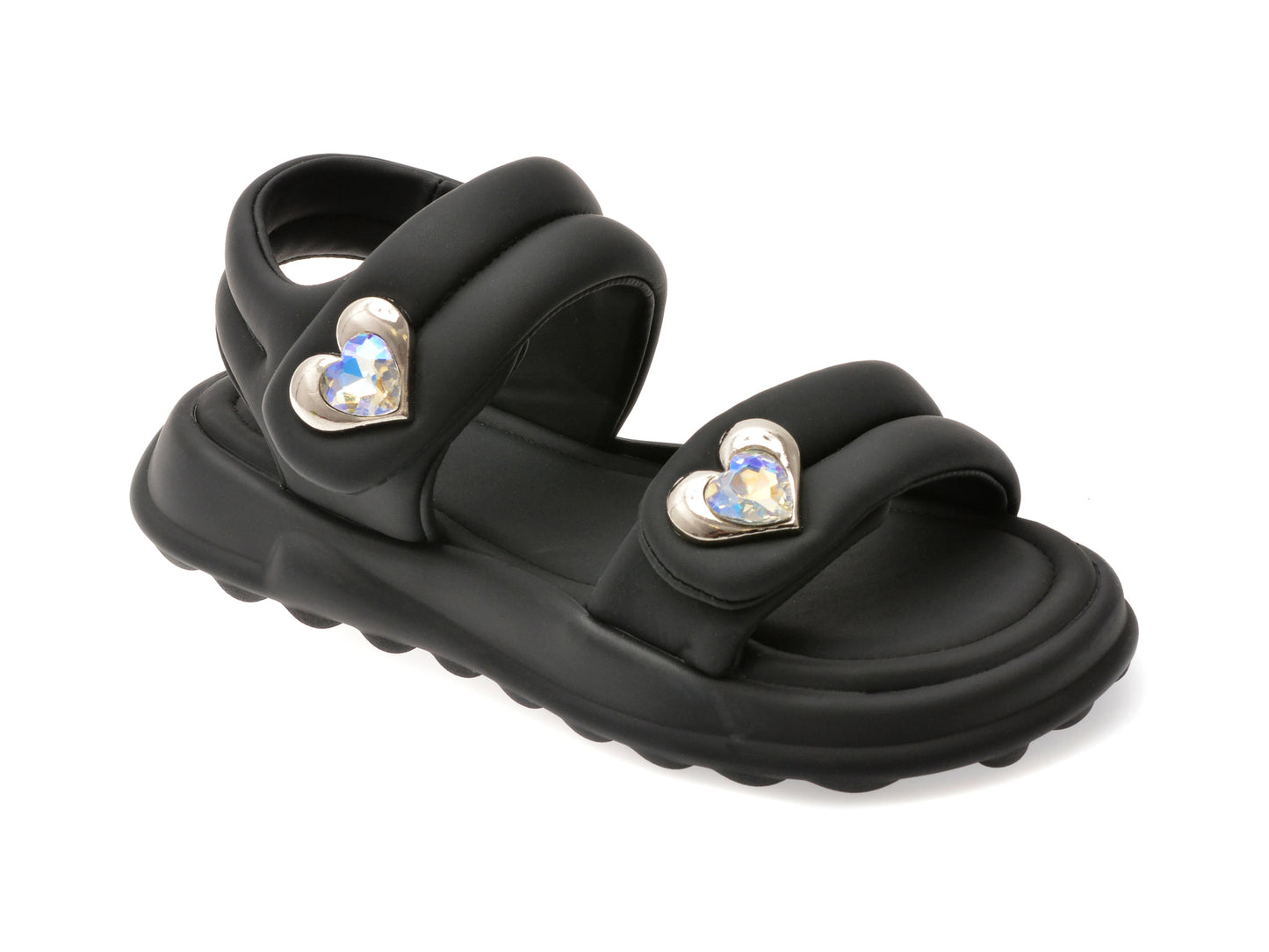 Sandale SELECTION KIDS negre, 6015, din piele ecologica