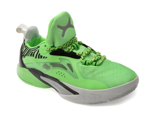Pantofi sport BITE THE BULLET verzi, 2397, din material textil