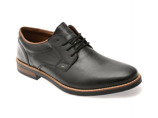 Pantofi eleganti RIEKER negri, 13500, din piele ecologica