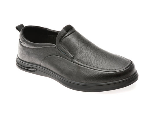 Mocasini GRYXX negri, S5007, din piele naturala