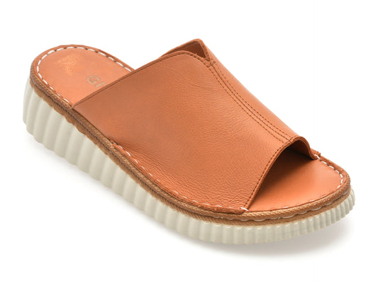 Papuci GRYXX maro, CS3213, din piele naturala
