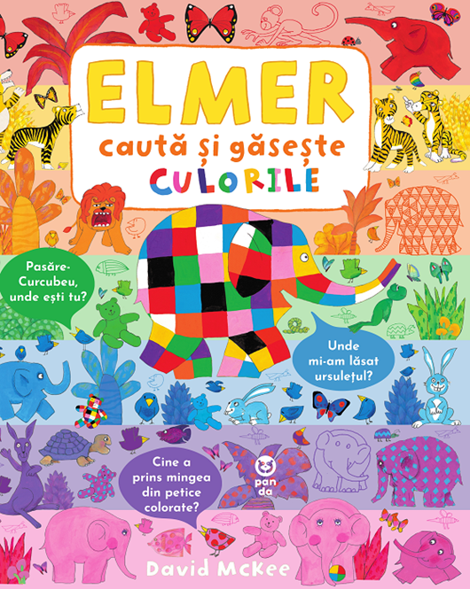 Elmer cauta si gaseste culorile- David McKee