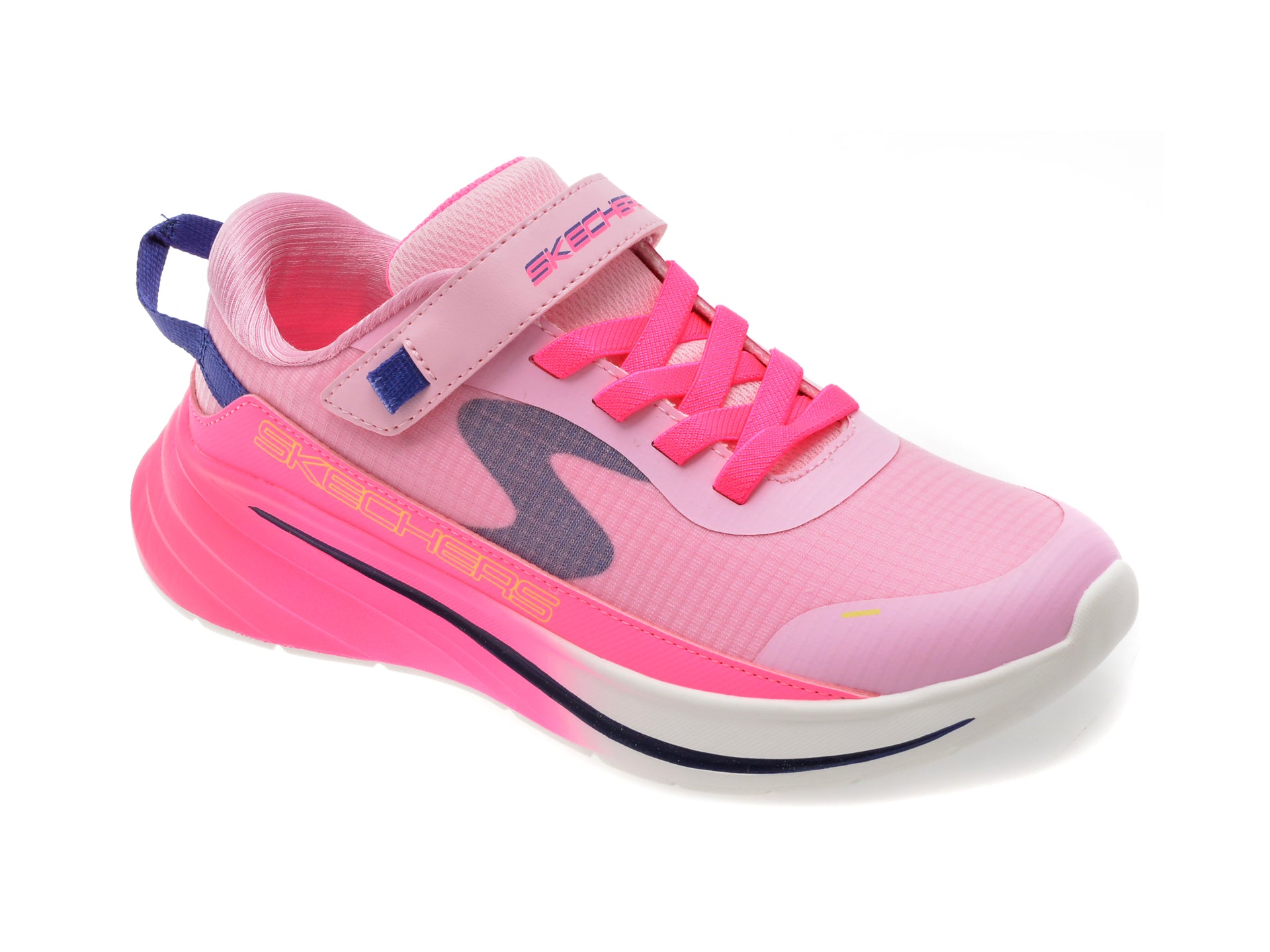 Pantofi sport SKECHERS roz, WAVE 92, din material textil