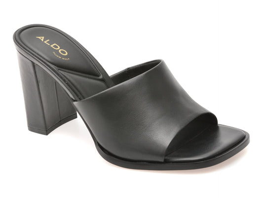 Papuci eleganti ALDO negri, RE-SOPHIA 001, din piele naturala