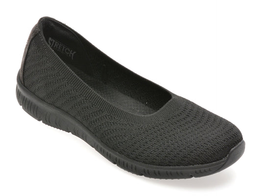 Balerini SKECHERS negri, BE-COOL, din material textil