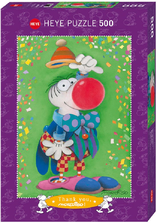 Puzzle 500 de piese - Thank You, Mordillo! - Heye