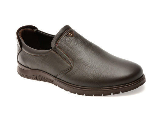 Pantofi OTTER maro, 556, din piele naturala
