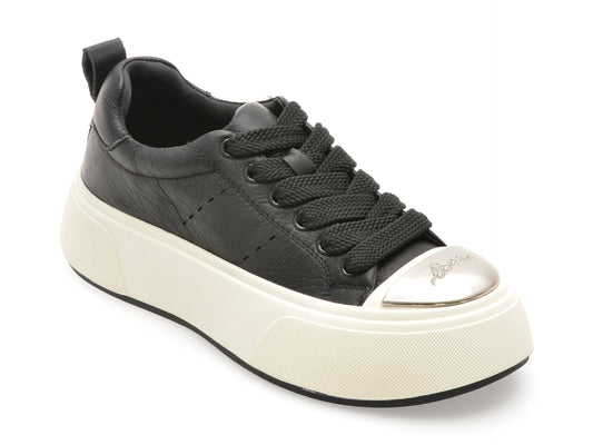 Pantofi sport EPICA negri, 28701, din piele naturala