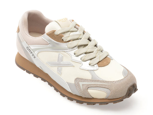 Pantofi sport GRYXX bej, 3013, din material textil